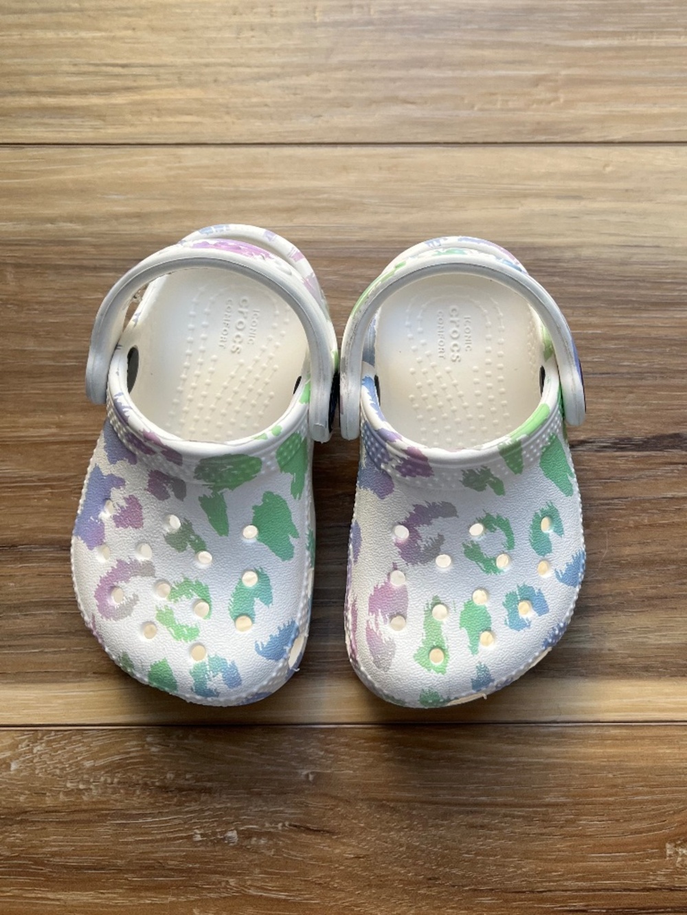 Toddler Cheetah Crocs